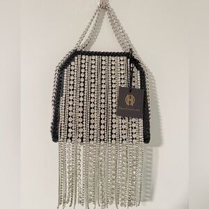House of Harlow 1960 Metallic Fringe Shoulder Bag